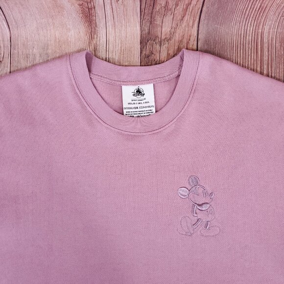 Disney Parks Disneyland Resort Spirit Jersey Size Large Sequins Iridescent Pink - Picture 4 of 16